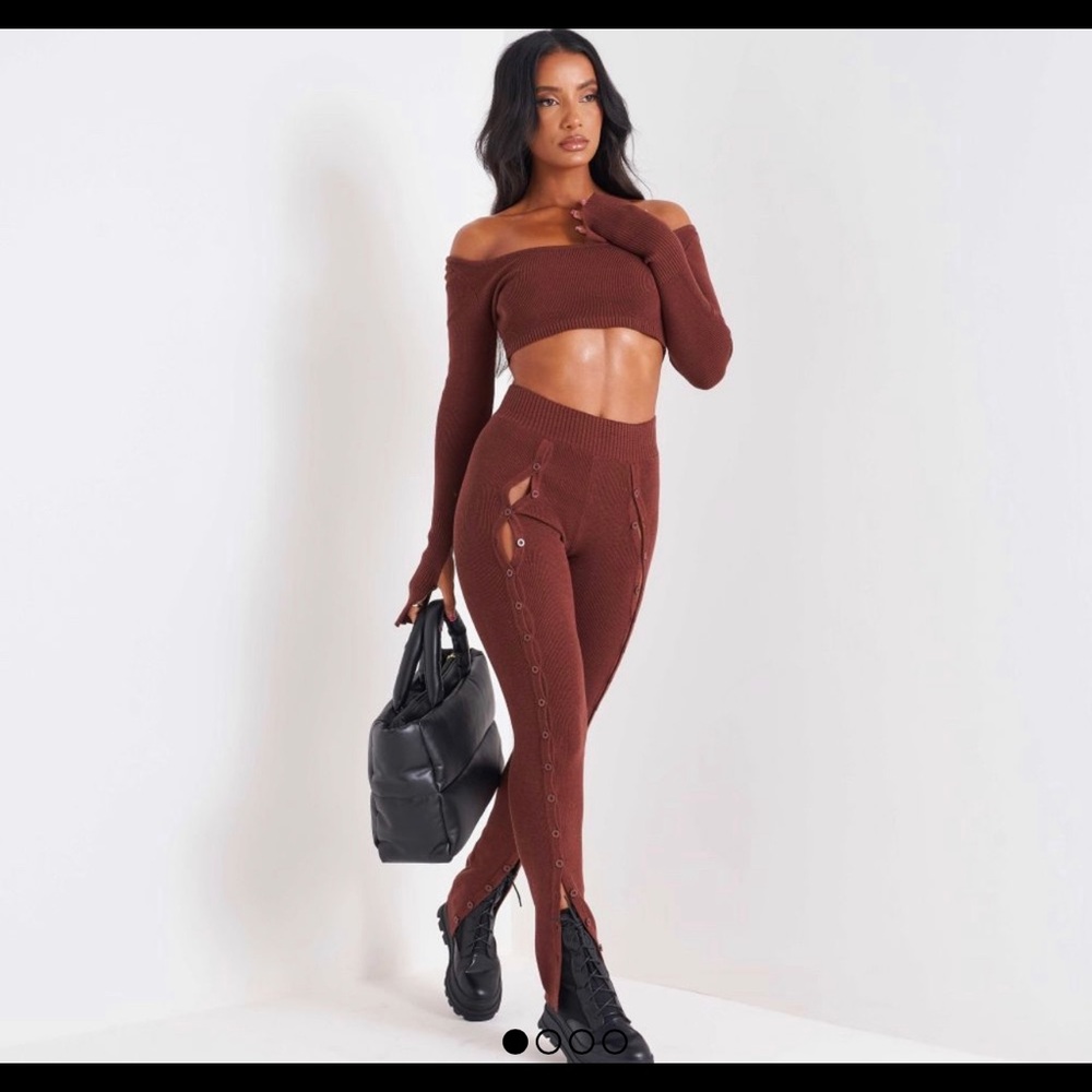 Two Piece Brown Set